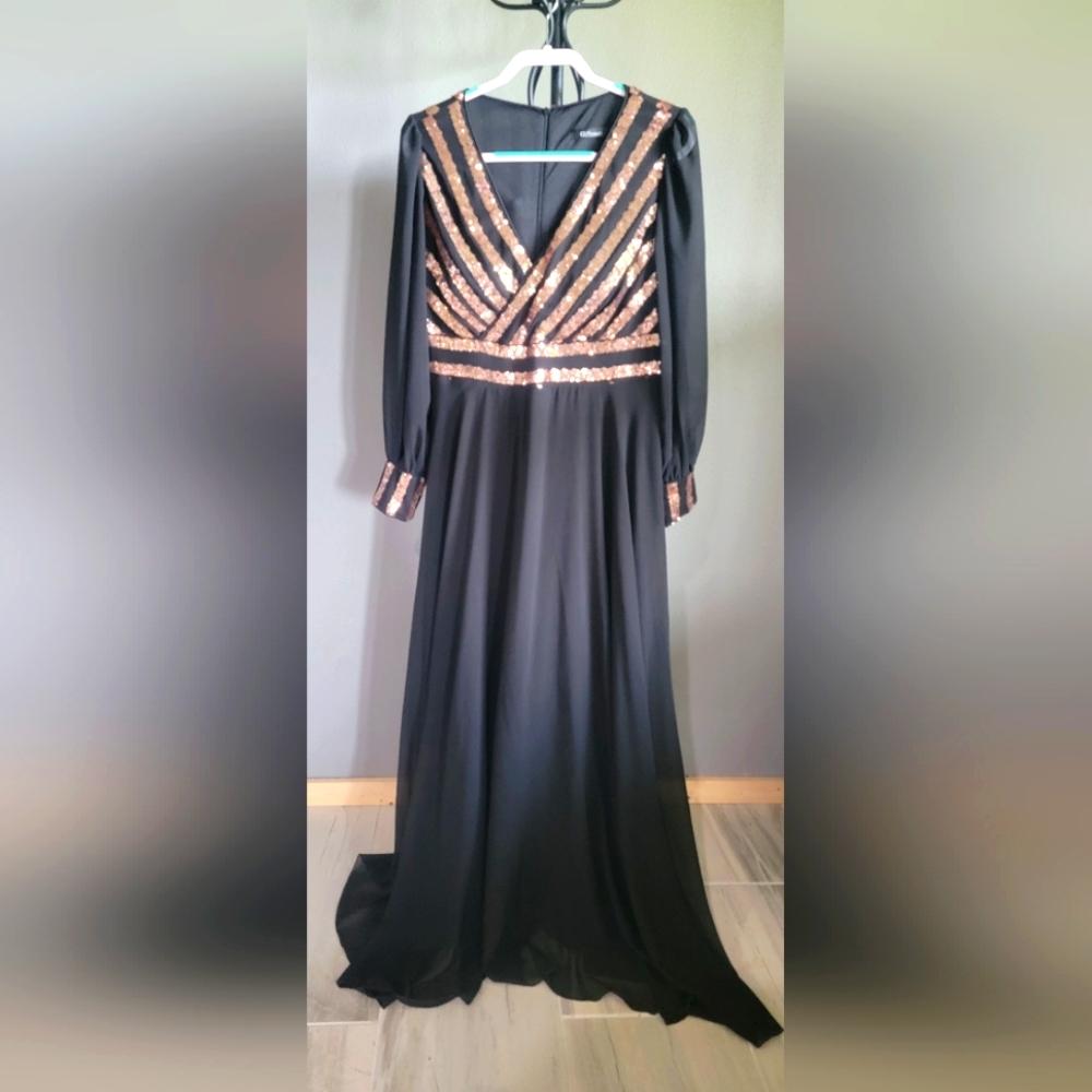 Black & Gold Dress